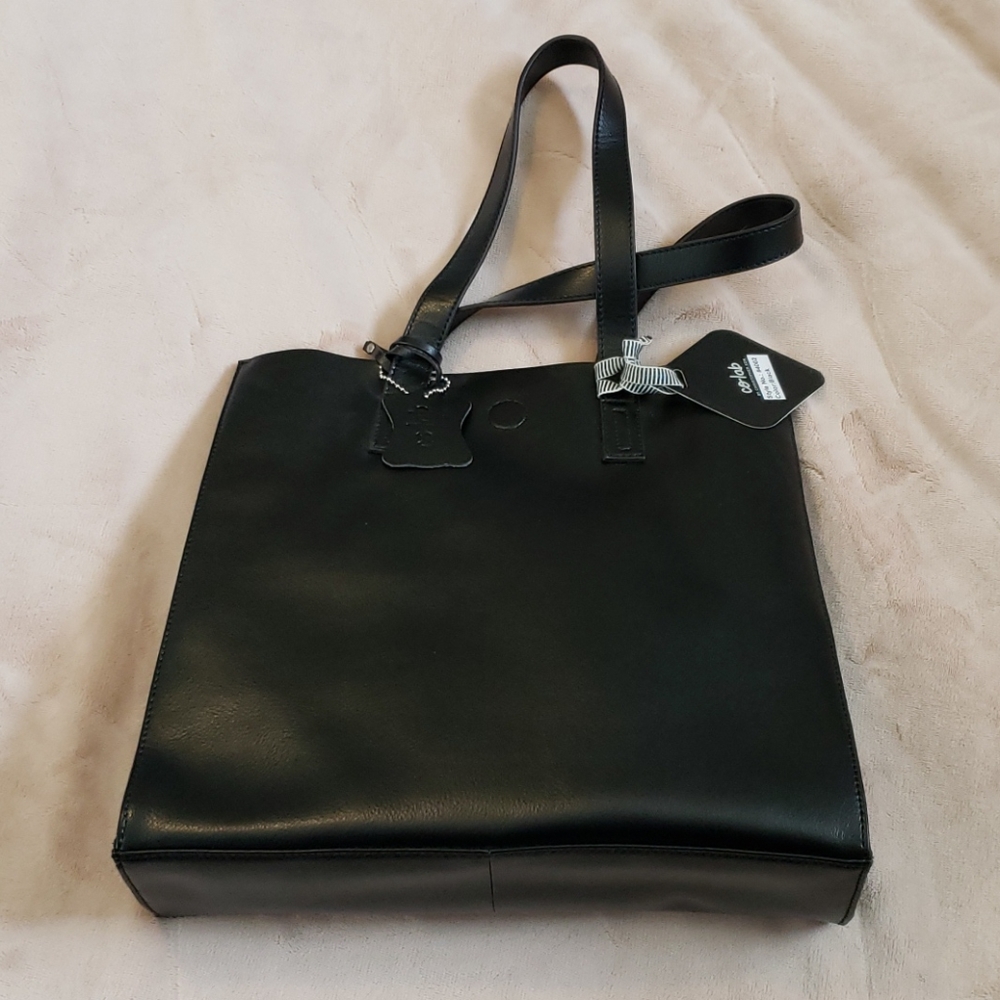 Co-lab Black Leather Handbag
